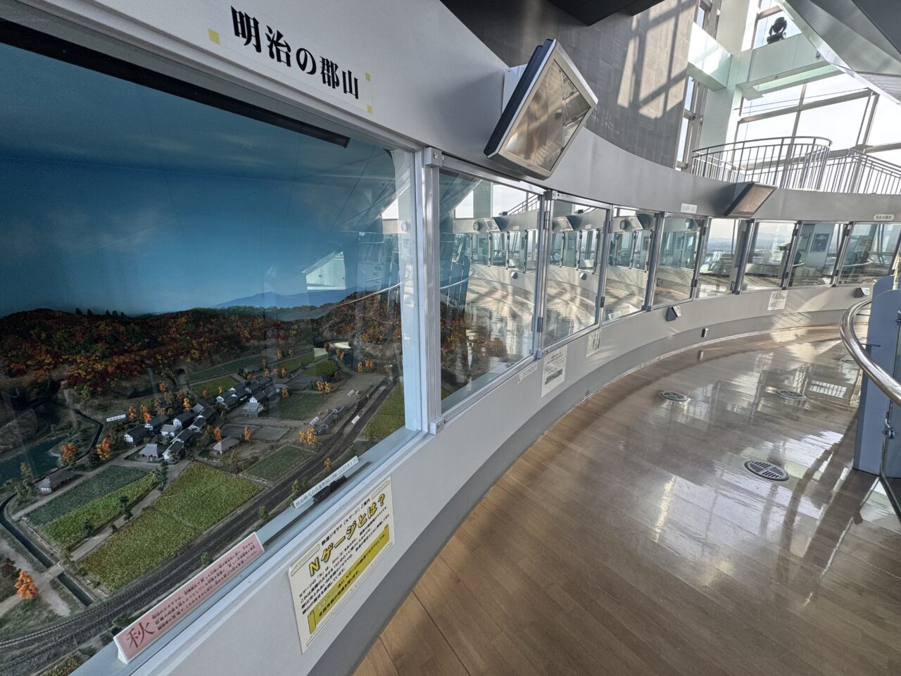 2026年スペースパーク内のジオラマ