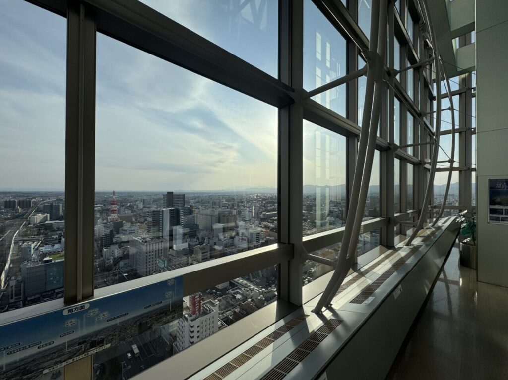 2026年ふれあい科学館からの景色南向き