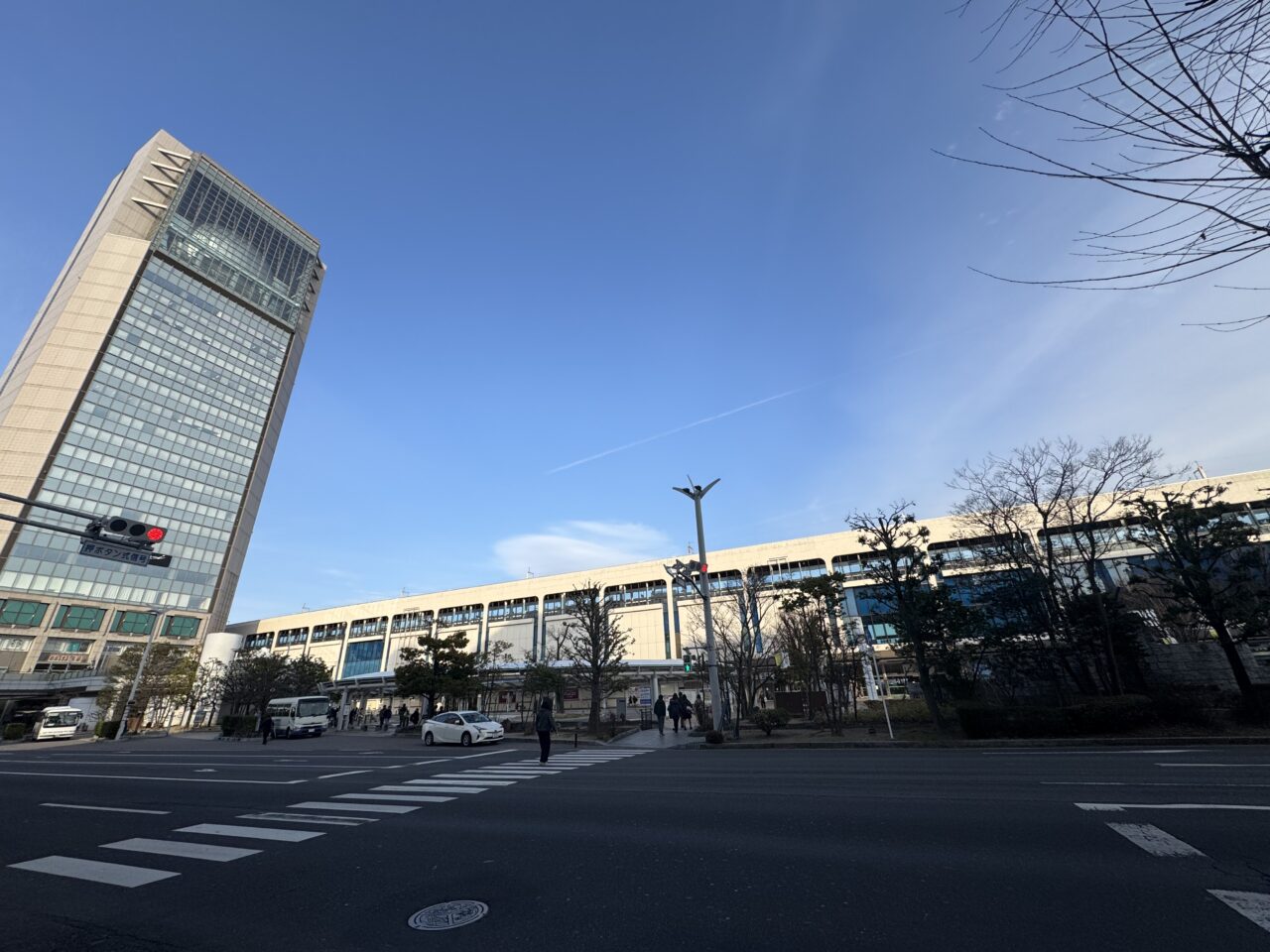 2026年郡山駅向かいからの景色