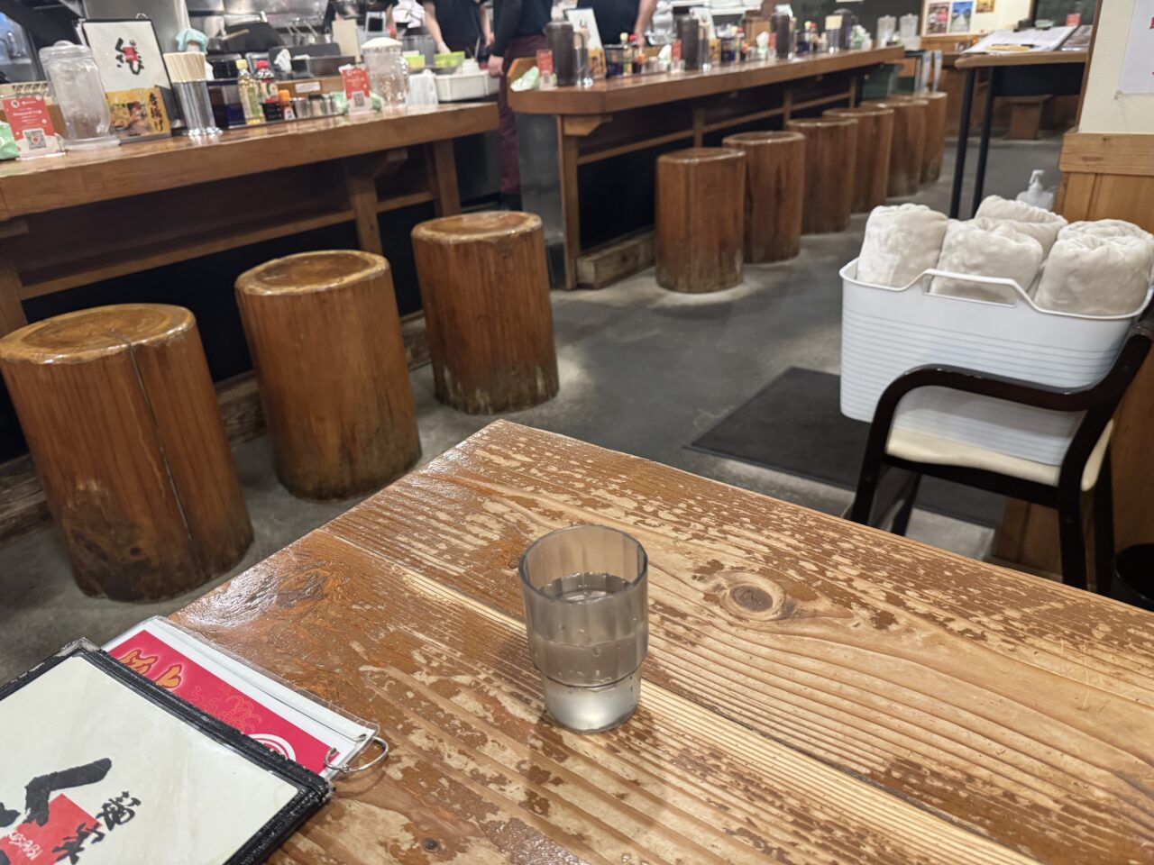 2026年麺屋くさび富田店の店内