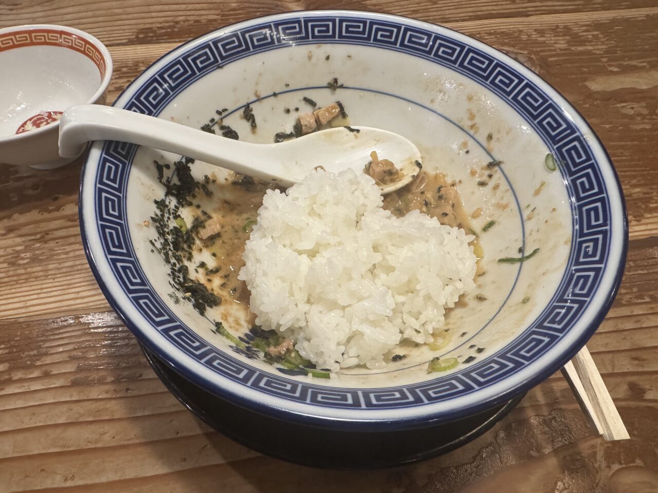 2026年麵屋くさび期間限定極上明太子まぜそばミニライス