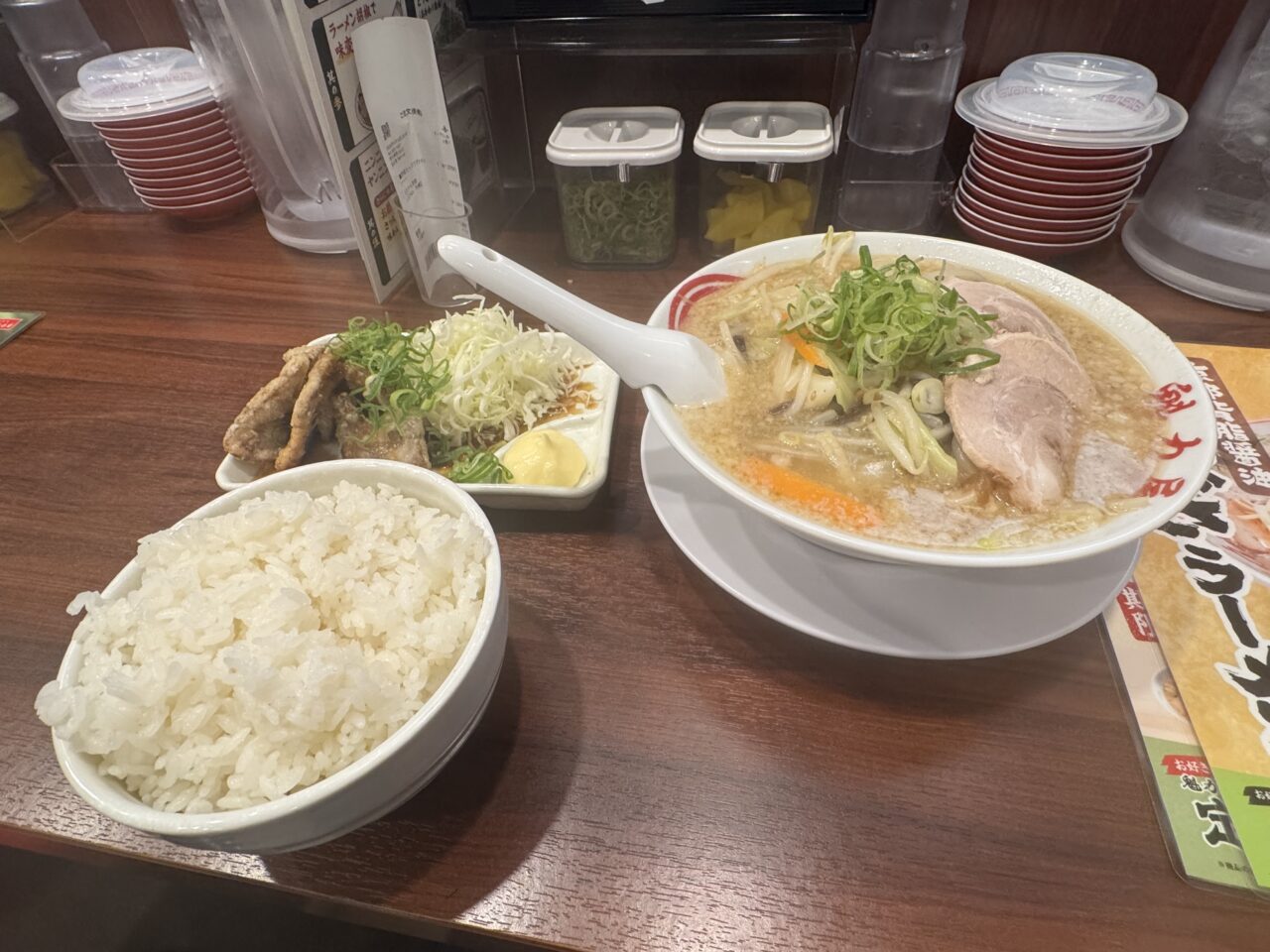 2026年魁力屋の野菜たっぷりタンメン