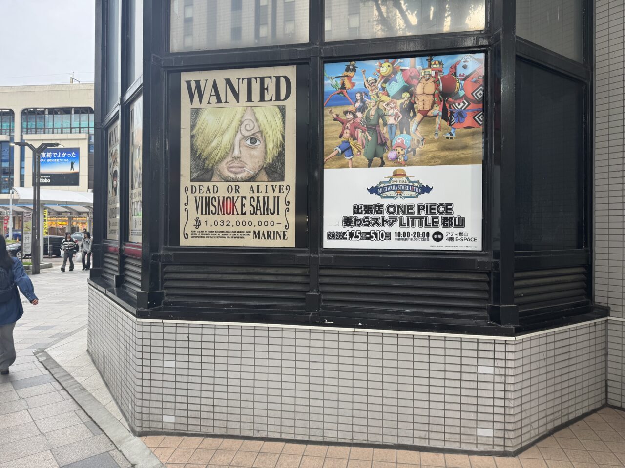 2026年4月ONEPIECEポップアップの看板