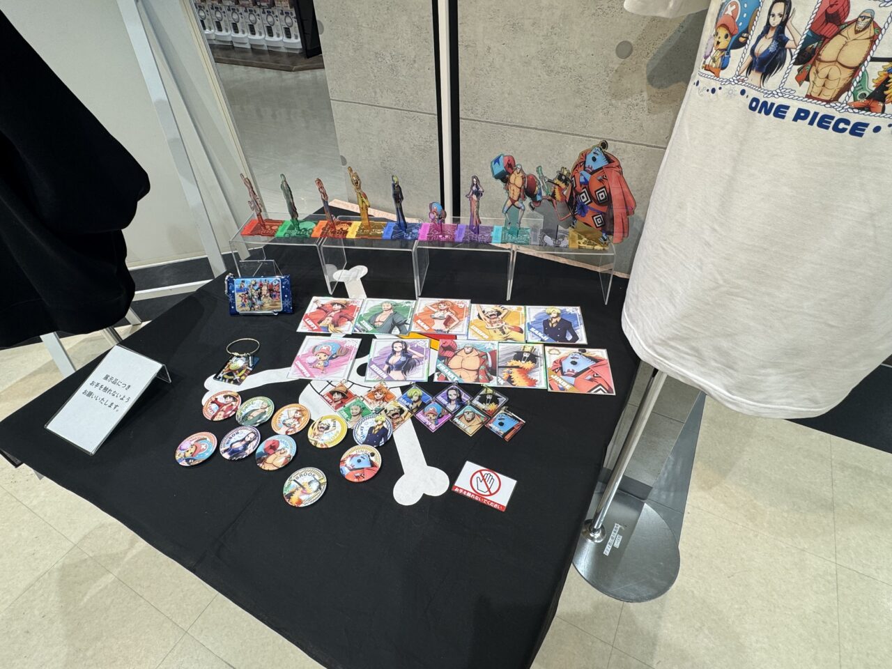 2026年4月ONEPIECEポップアップの展示品