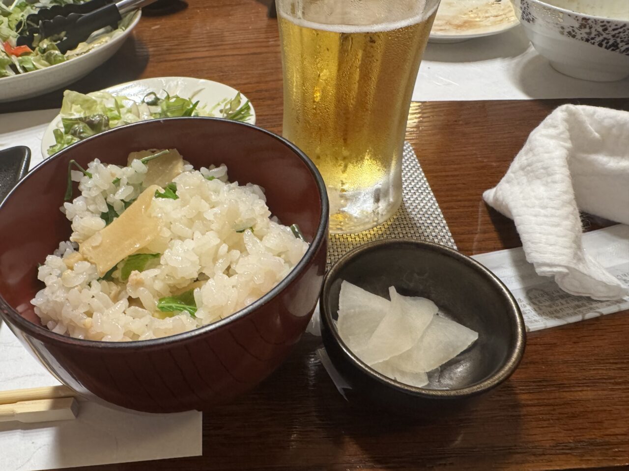 2026年4月30日和の花の宴会コースのご飯