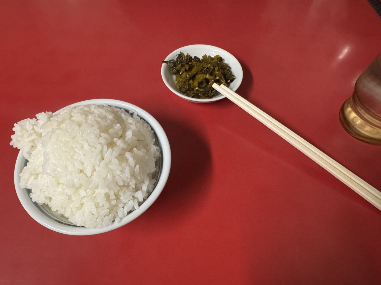 2026年5月日和田製麺所のライスと高菜