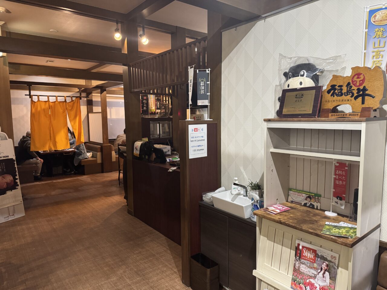 2026年5月の牛豊八山田店の店内