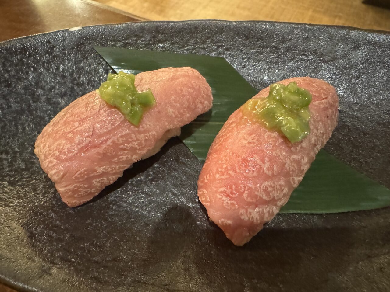 2026年5月牛豊八山田店の肉すし