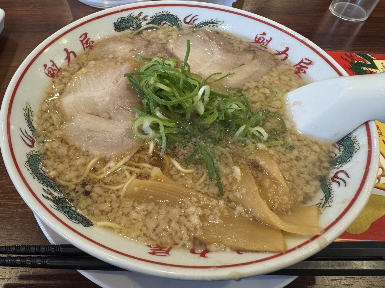 2026年6月魁力屋 郡山桑野店の京都背脂醤油ラーメン