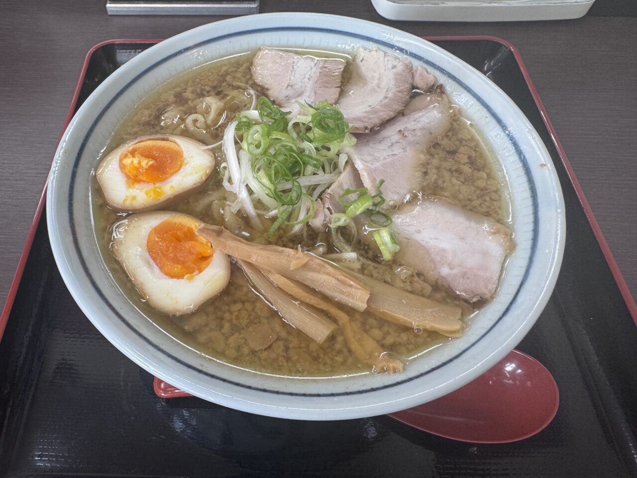 2026年7月の皐月亭で注文した皐月ラーメン