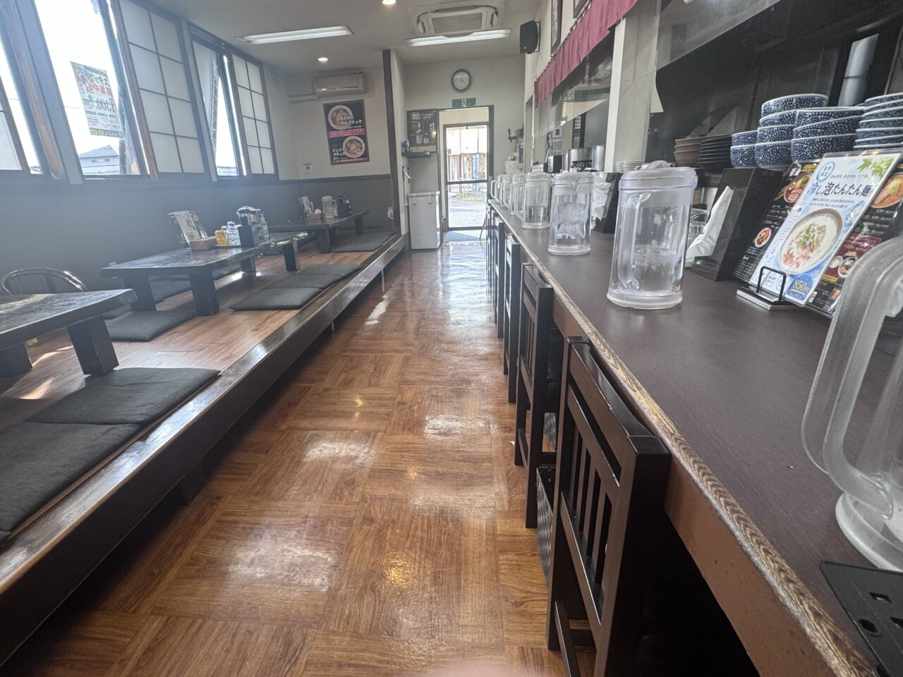 2026年7月の皐月亭の店内