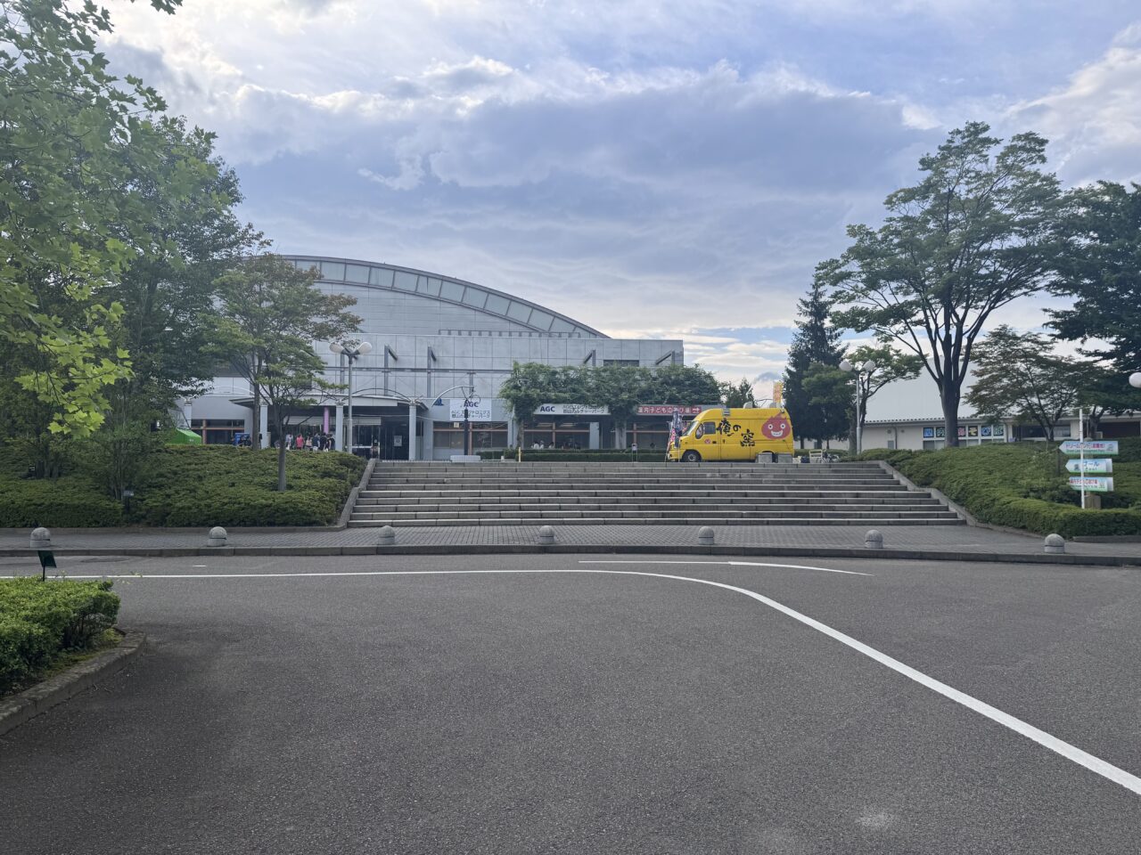 2026年8月のカルチャーパークの体育館
