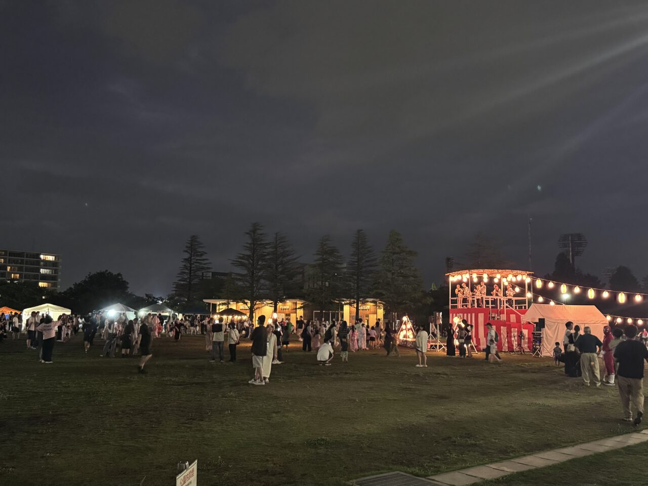 2026年8月開成山公園の盆踊り