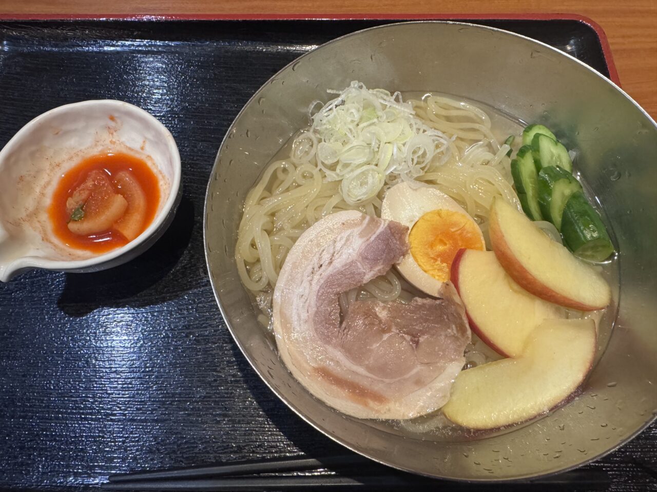 2026年8月極楽湯福島郡山店の盛岡冷麺
