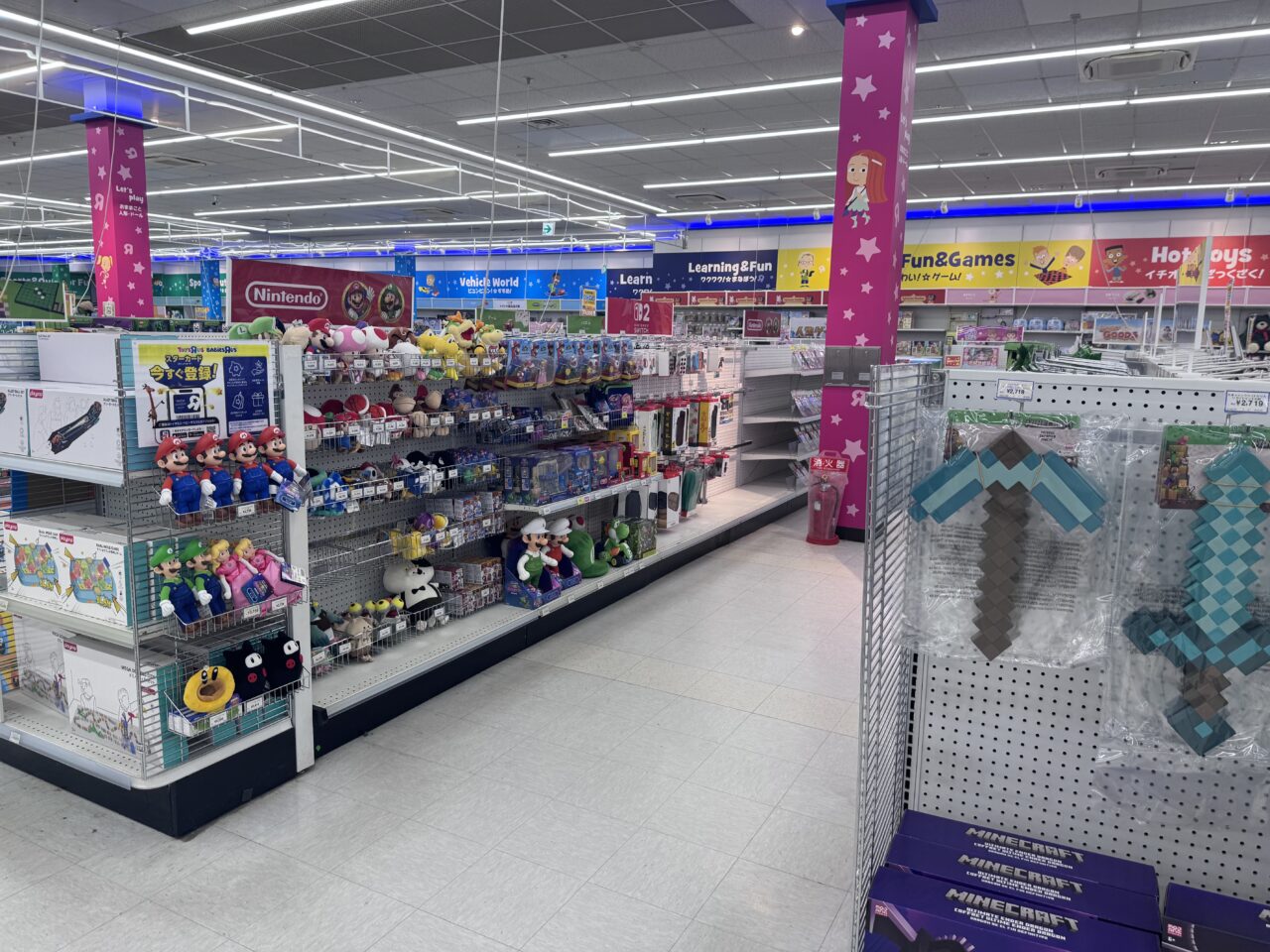 2026年8月トイザらスの店内