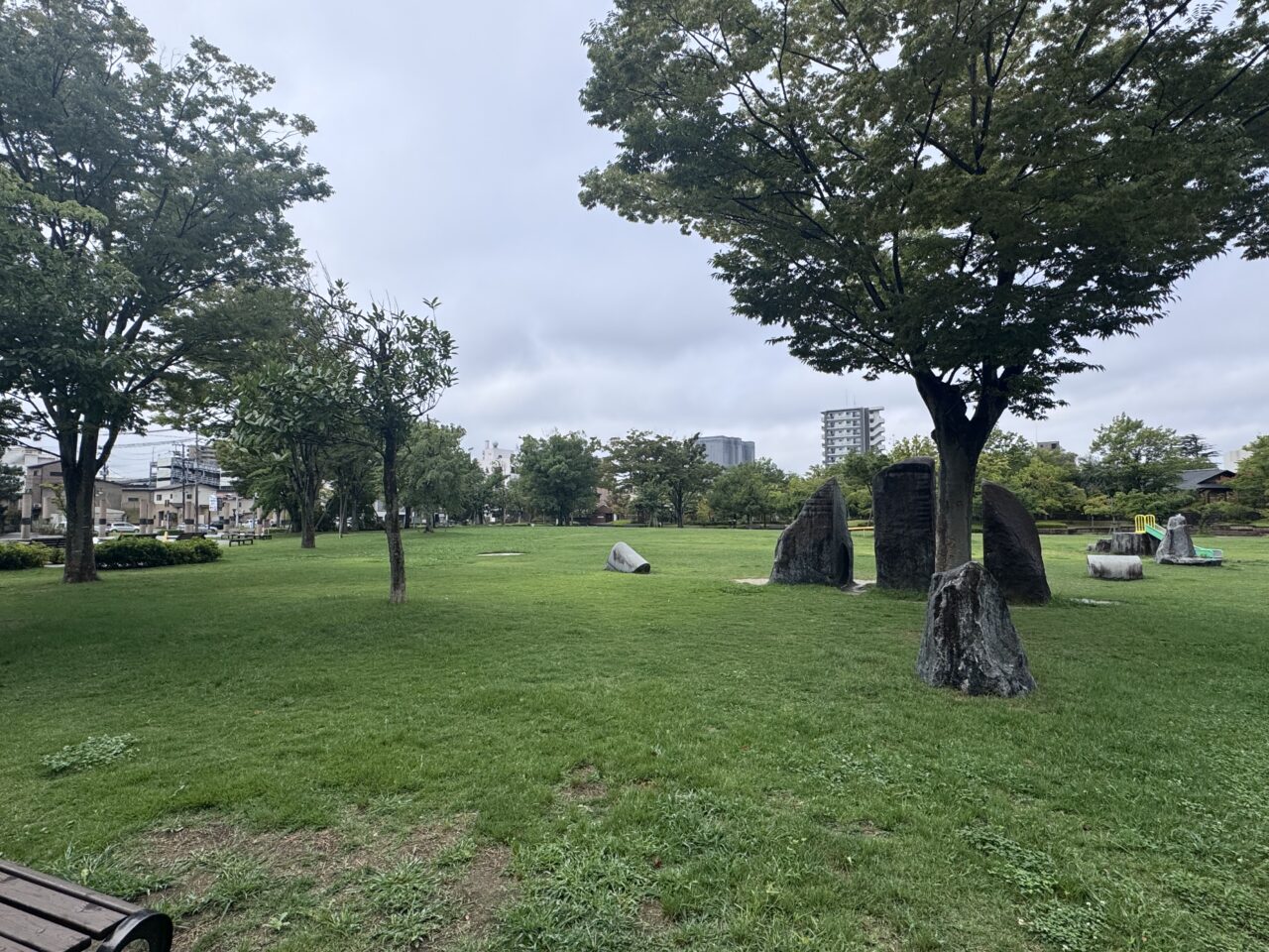 2026年9月の麓山の杜の公園部分