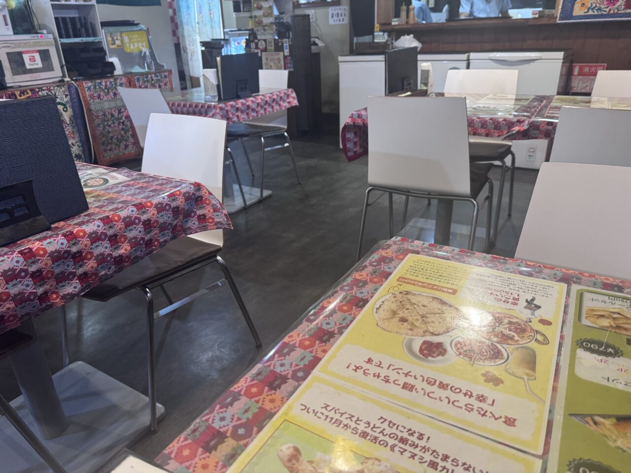 2026年9月マヌシの店内