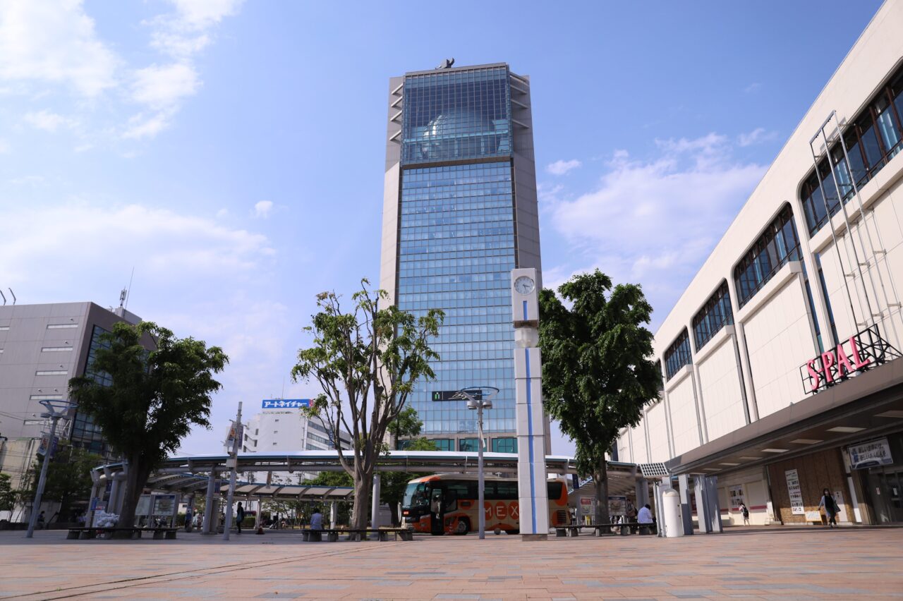 郡山市提供の駅前の写真