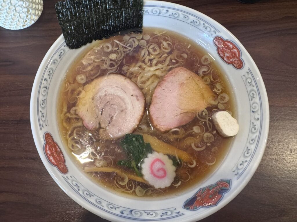 2026年10月手打中華釈迦の醤油中華