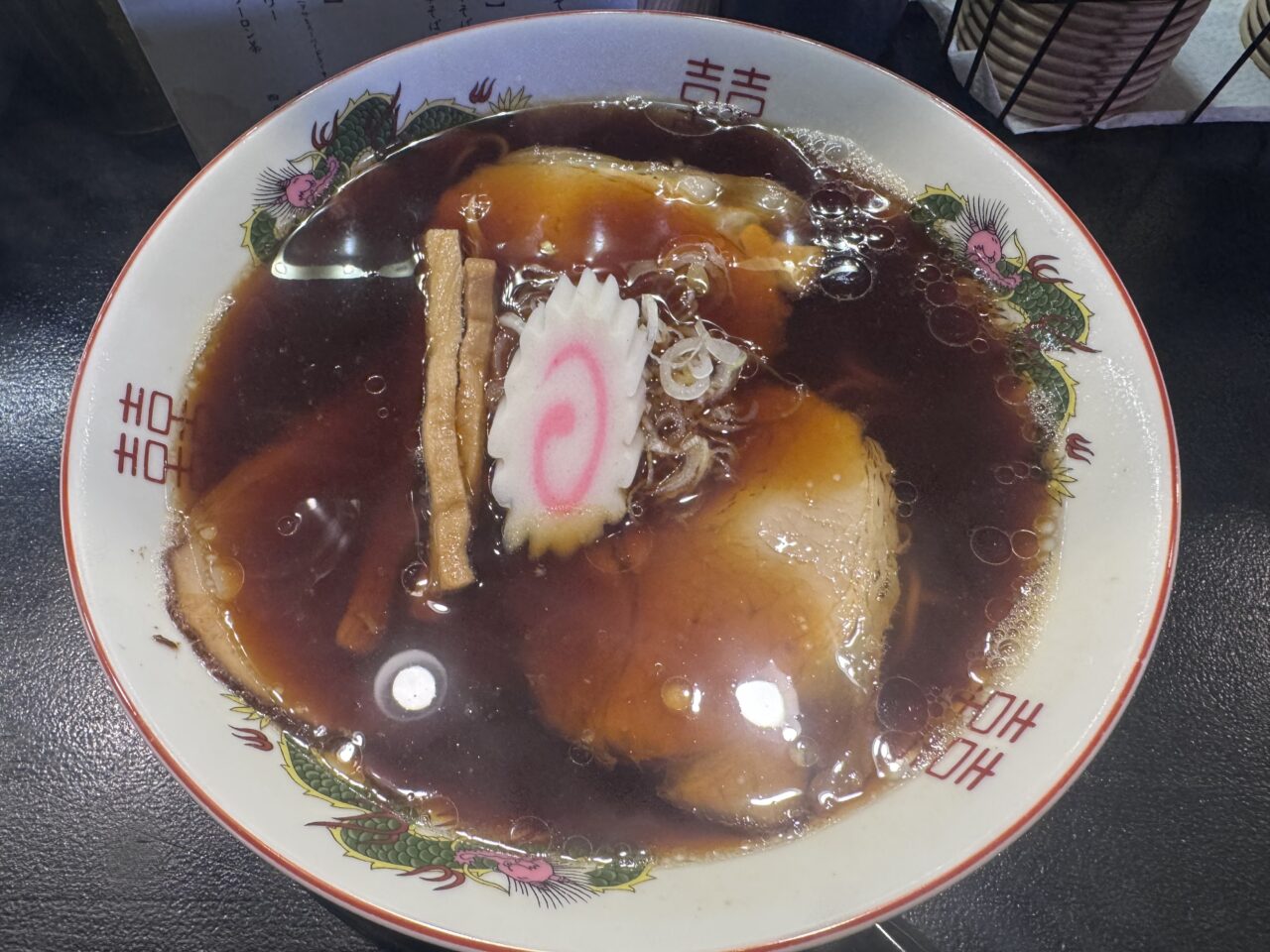 2026年10月のたもや分店の郡山中華そば