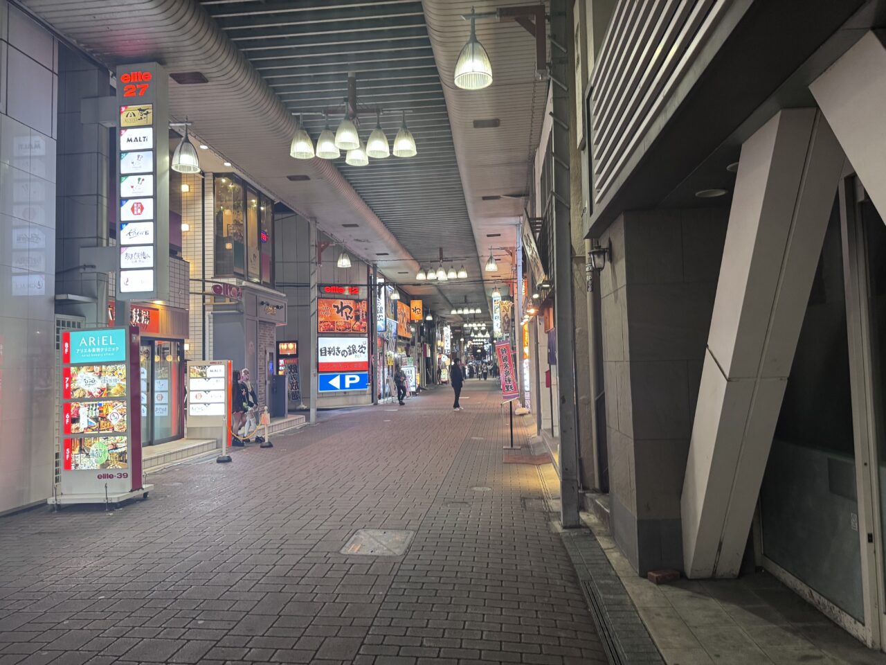 2026年10月の郡山駅前アーケード