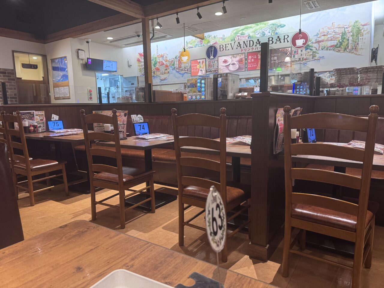 2026年10月ジョリーパスタの店内